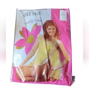 * vintage pantyhose one size seamless stretch off brand 1960's vintage